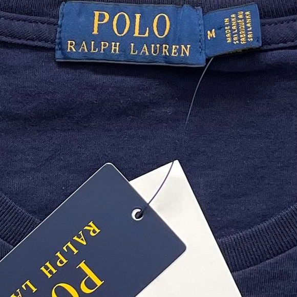 POLO Ralph Lauren Multi Colored Short Sleeve Crew Neck Pocket T! M - Picture 5 of 7